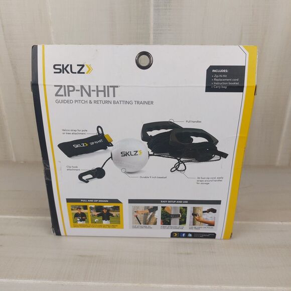 SKLZ ZIP-N-HIT Baseball/Softball Guided Pitch & Return Batting Trainer - Picture 2 of 5